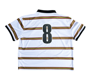 Outdated Burn Soccer Jersey White/Black/Red