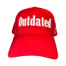 Load image into Gallery viewer, Outdated Snapback Red/White
