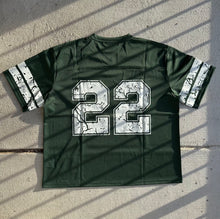 Load image into Gallery viewer, Outdated Football Jersey Green/White
