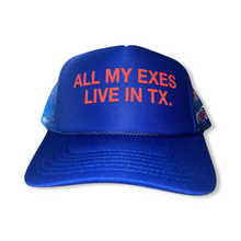 Load image into Gallery viewer, Outdated Trucker Hat Royal Blue/Red
