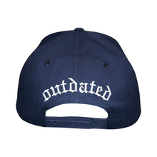 Load image into Gallery viewer, Outdated Snapback Navy/White
