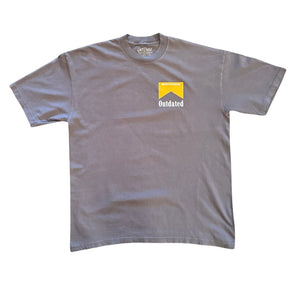 Secondhand Smoke Tee Charcoal/Yellow-Orange