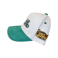 Load image into Gallery viewer, Outdated Snapback White/Green Corduroy
