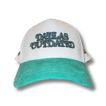 Load image into Gallery viewer, Outdated Snapback White/Green Corduroy
